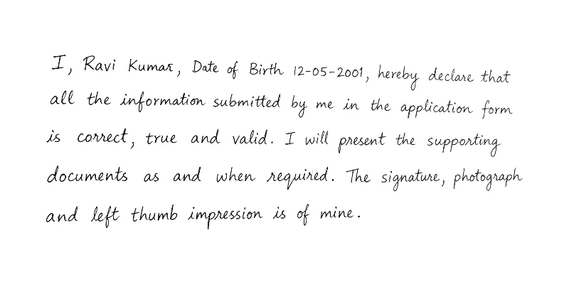 Cleaned 800×400 handwritten declaration